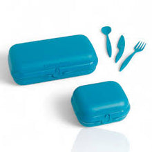 Load image into Gallery viewer, Banana Large Easy Lock 3*1 Lunch Box
