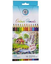 Load image into Gallery viewer, C3 Color Pencils 6,12,24 +Free Sharpener
