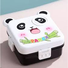 Load image into Gallery viewer, Panda Plastic Lunch Box
