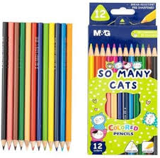 M&G Colored Pencils 12 , 24