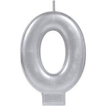 Load image into Gallery viewer, Candle Number Silver
