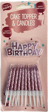 Load image into Gallery viewer, Cake Topper &amp; Candles
