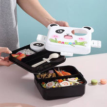 Load image into Gallery viewer, Panda Plastic Lunch Box

