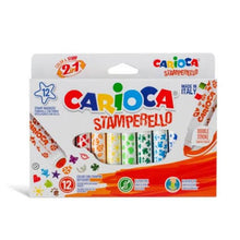 Load image into Gallery viewer, Carioca Stamperello Color 12Pens
