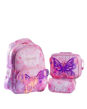 Load image into Gallery viewer, Momolly Butterfly Set  School Bag + Lunch Bag + Pencil Case
