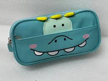Load image into Gallery viewer, Dino Triple Zip Pencil Case
