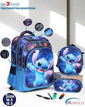 Load image into Gallery viewer, Momolly El Emlaq School Bag Set + Lunch Bag + Pencil Case 18inch
