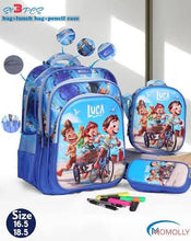 Load image into Gallery viewer, Momolly El Emlaq School Bag Set + Lunch Bag + Pencil Case 18inch
