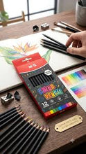 Load image into Gallery viewer, MG black wooden color pencil
