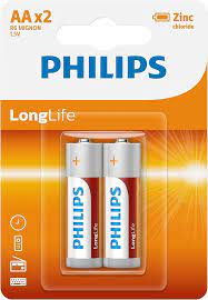 Philips Zinc Chloride Battery
