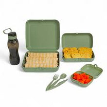 Load image into Gallery viewer, Banana M-easy Lock 5*1 lunch box set
