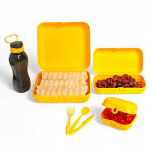 Load image into Gallery viewer, Banana M-easy Lock 5*1 lunch box set
