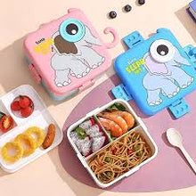 Load image into Gallery viewer, Elephant Plastic Lunch Box
