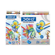Load image into Gallery viewer, DOMS 12 Color Pencils + Free Sharpener

