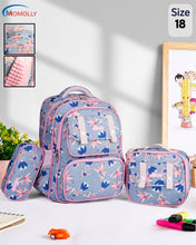 Load image into Gallery viewer, Momolly Vegan School Bag Set School Bag + Lunch bag + Pencil Case 18inch
