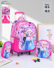 Load image into Gallery viewer, Momolly El Emlaq TROLLEY School Bag Set + Lunch Bag + Pencil Case 18inch
