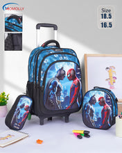 Load image into Gallery viewer, Momolly El Emlaq TROLLEY School Bag Set + Lunch Bag + Pencil Case 16inch
