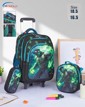 Load image into Gallery viewer, Momolly El Emlaq TROLLEY School Bag Set + Lunch Bag + Pencil Case 16inch
