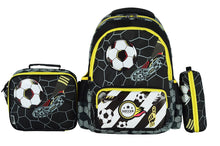 Load image into Gallery viewer, Momolly Platinum School Bag + Lunch Bag + Pencil Case 16inch
