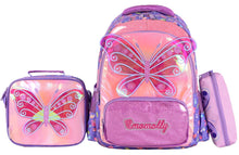 Load image into Gallery viewer, Momolly Platinum School Bag + Lunch Bag + Pencil Case 16inch
