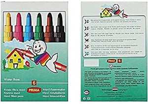 Prima Jumbo Maxi tip Colored pens 6 , 12  pcs