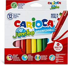 Load image into Gallery viewer, Carioca Jumbo Maxi tip color pen 6,12 , 24 pens
