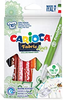 Carioca Fabric liners pens 10 pcs