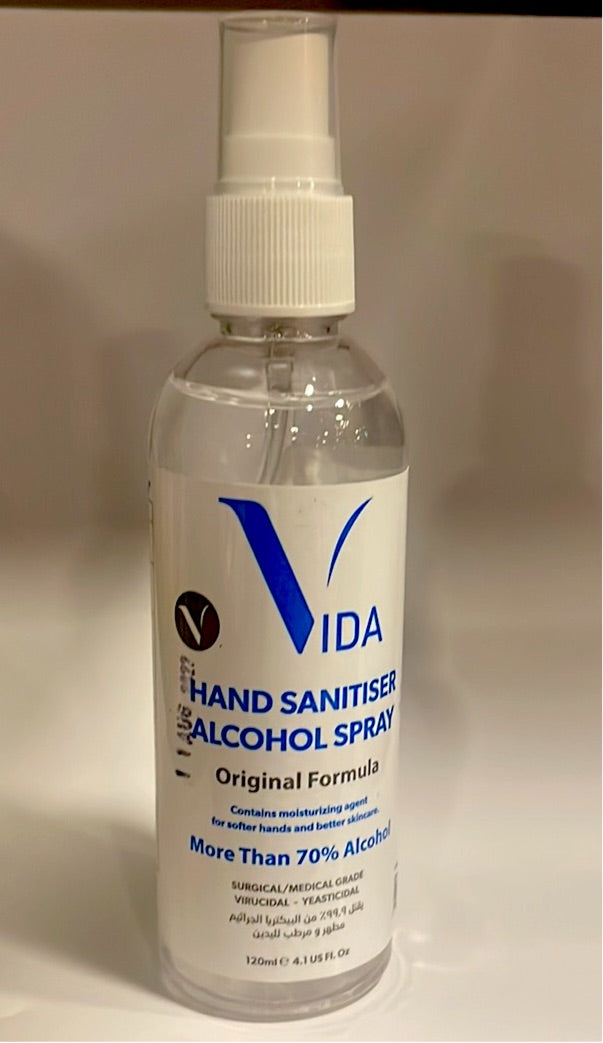 Hand sanitizer alcohol spray